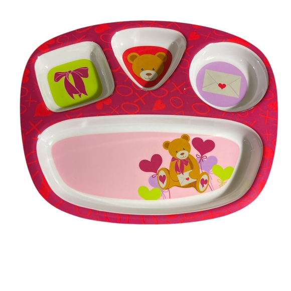 Fresh Decor Other - Divided plate from Fresh Decor Valentines NWT
